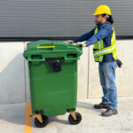 Bote de Basura 660 Lts. / 174 Galones color Verde - Imagen 9