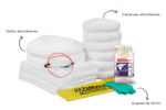Kit Antiderrames Móvil 30 Galones con Contenedor de Plástico - Sólo Aceite - Imagen 2