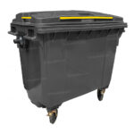 Contenedor de Basura 1100 Lts. / 290 Galones color Negro