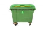 Bote de Basura 1100 Lts. / 290 Galones color Verde para Residuos Orgánicos