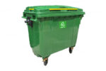 Bote de Basura 1100 Lts. / 290 Galones color Verde para Residuos Orgánicos - Imagen 2