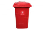 Bote de Basura 360 Lts. / 95 Galones color Rojo para Residuos Peligrosos