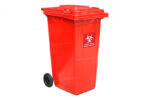 Bote de Basura 240 Lts. / 65 Galones color Rojo para Residuos Peligrosos - Imagen 2