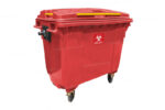 Bote de Basura 660 Lts. / 174 Galones color Rojo para Residuos Peligrosos